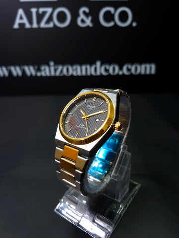 Tissot PRX Black dial- Two Tone Gold & Silver