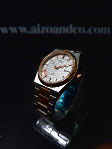 Tissot PRX Rose white dial- Two Tone Gold & Silver