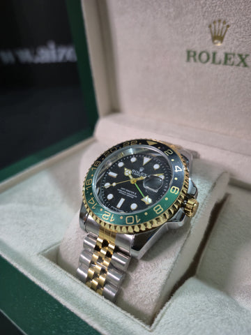 Rolex GMT-Master II Two-Tone – Green & Gold Bezel
