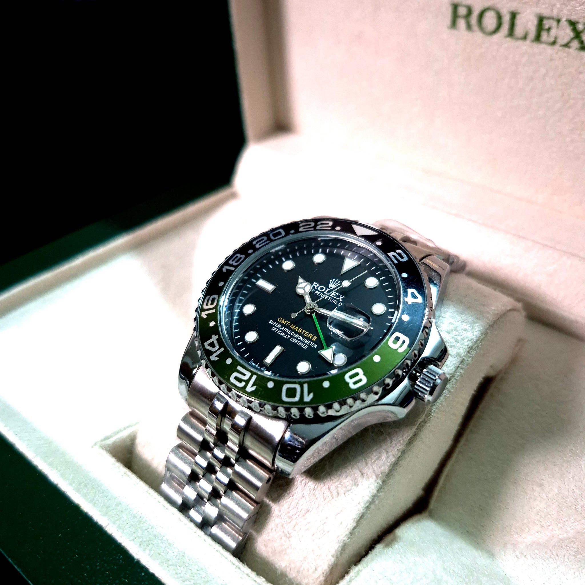 RLX GMT-Master II Sprite – Green & Black Bezel