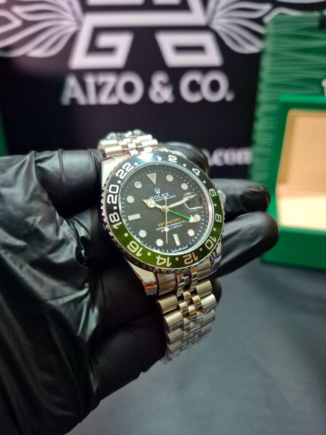 RLX GMT-Master II Sprite – Green & Black Bezel