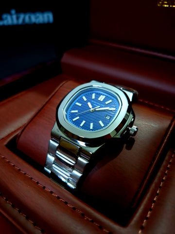 PP Nautilus-Stainless Steel Blue Dial