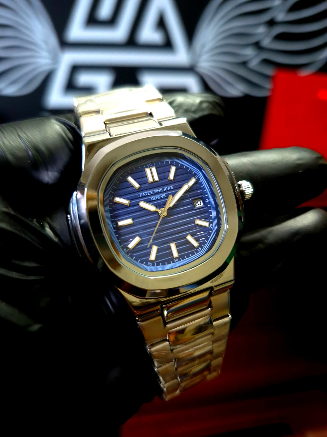 PP Nautilus-Stainless Steel Blue Dial