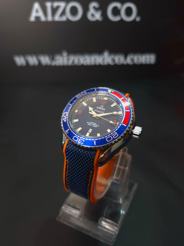 Omega Seamaster-Blue & Red Bezel