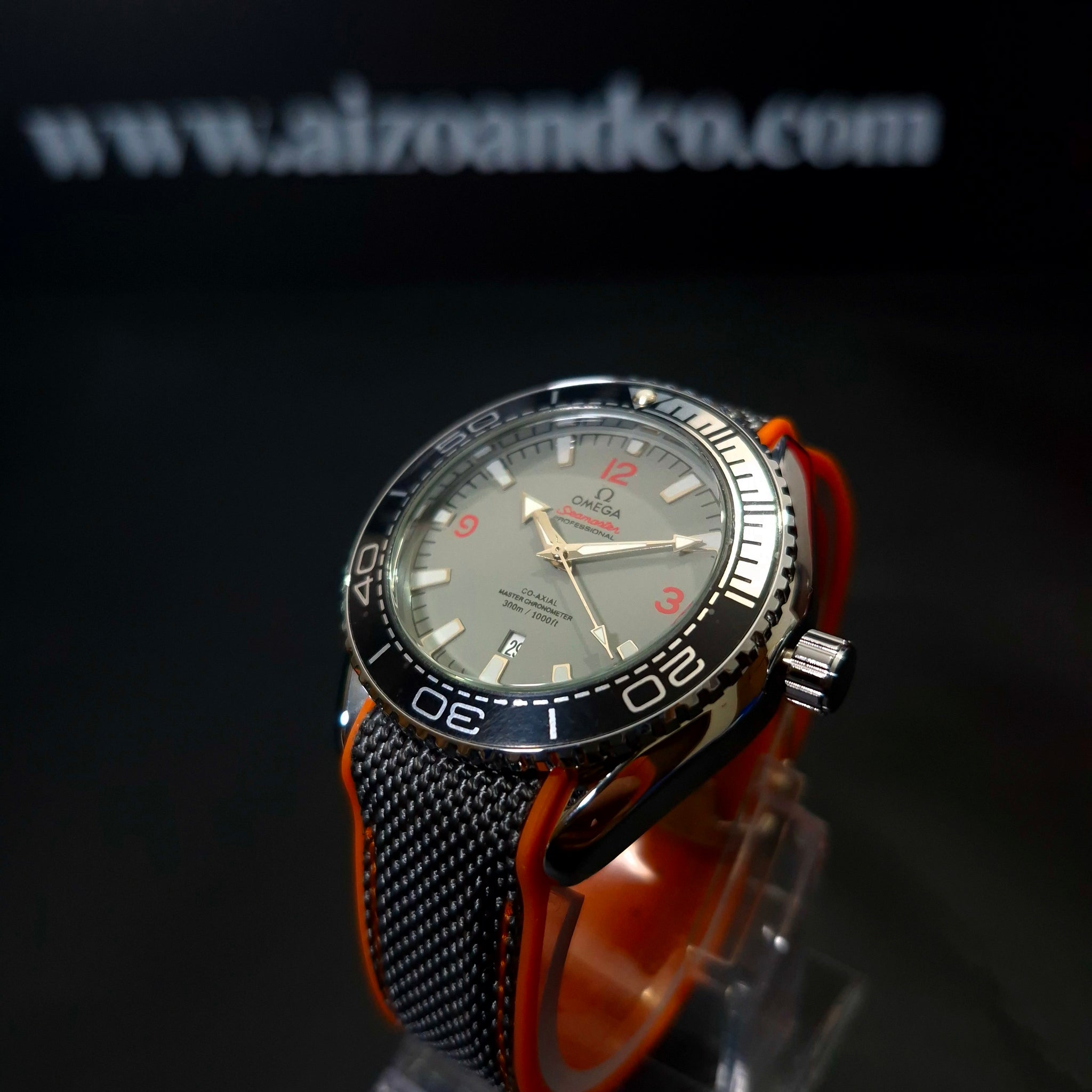 Omega Seamaster-Black & Silver Bezel