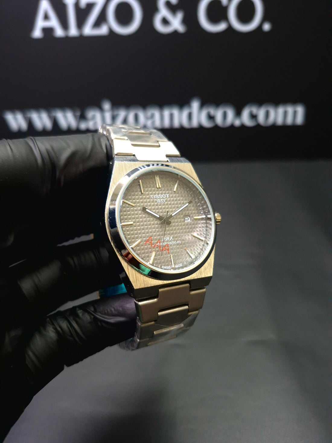 Tissot PRX Gray dial-Stainless steel