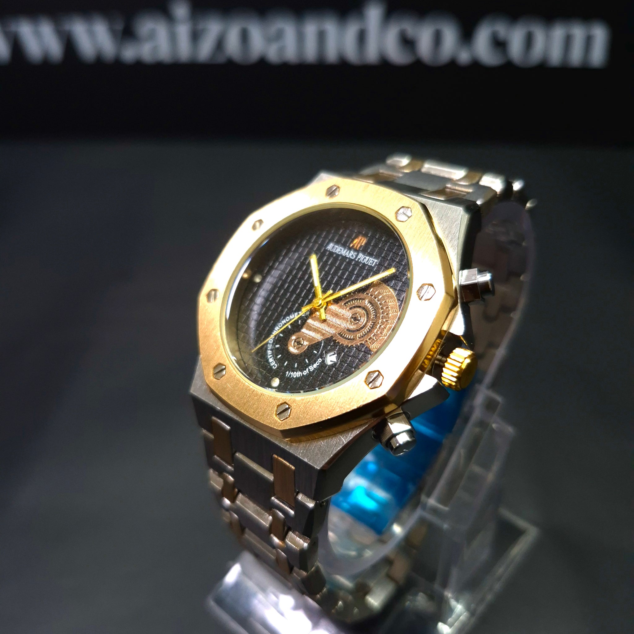 AP Royal Oak – Two-Tone with Skeleton Black Dial