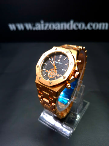 AP Royal Oak – Gold chain Black dial